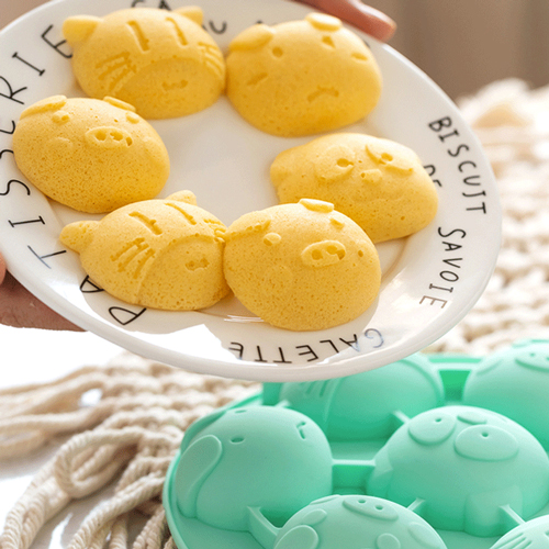 7 cups cartoon animal cake mold