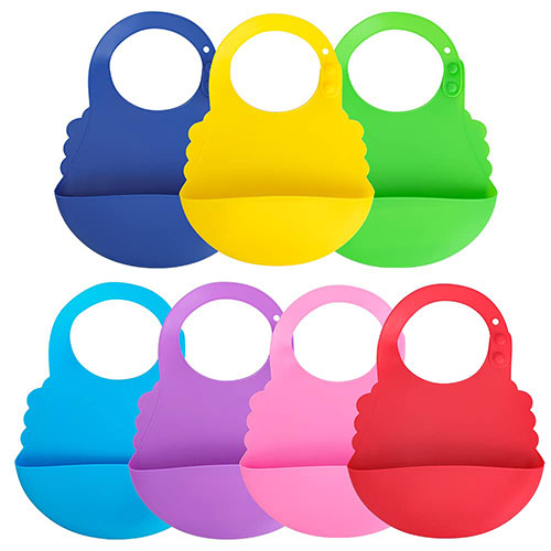 Silicone Feeding Bibs (2)