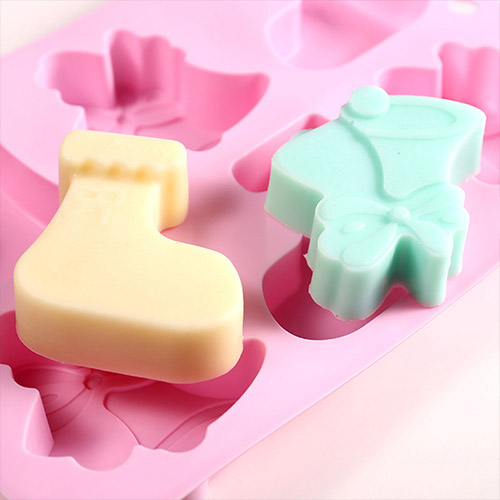 Silicone Christmas sock cake mold (1)