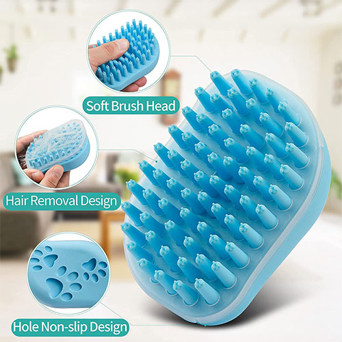 Silicone Dog Bath Brush (5)