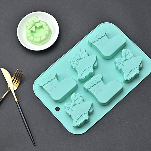 Silicone Christmas sock cake mold (3)