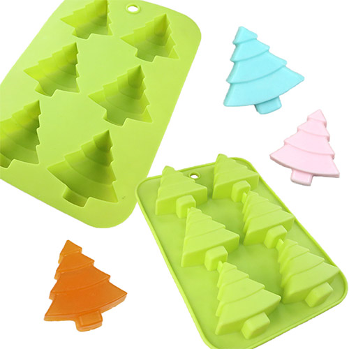 Silicone Christmas tree cake mold (3)