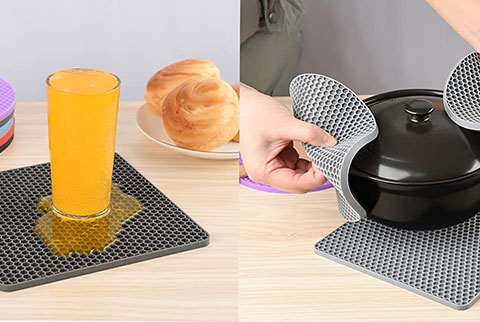 Have you ever seen a multi-functional silicone table mat