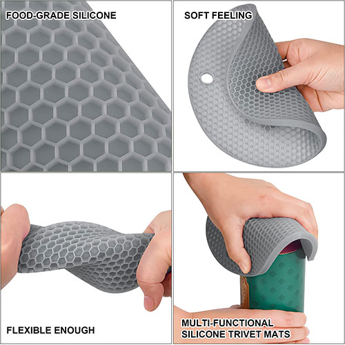 Silicone Trivets mat (1)