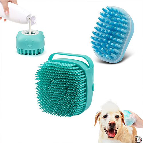 Silicone Dog Bath Brush washing shower brush