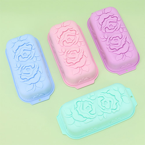 Silicone rose cake mold (2)