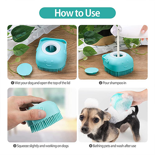 Silicone Dog Bath Brush (3)