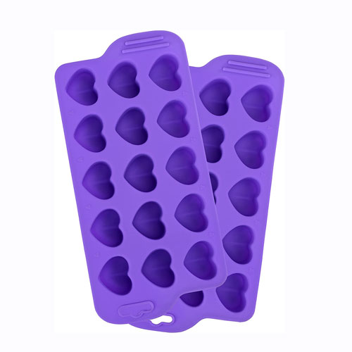 heart shaped ice cube tray