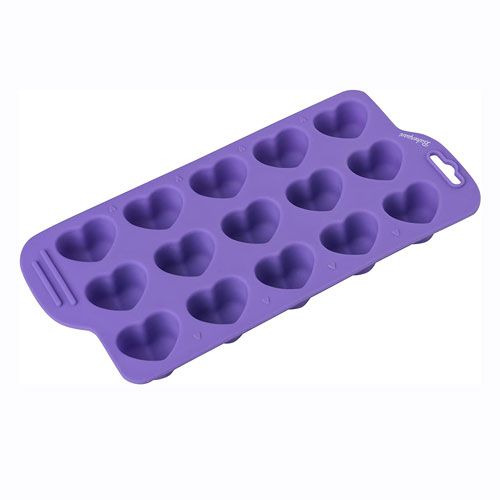 heart shaped ice cube tray