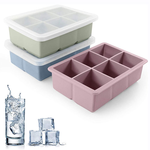 Silicone ice moulds