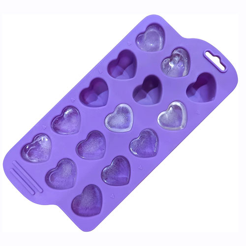 heart shaped ice cube tray