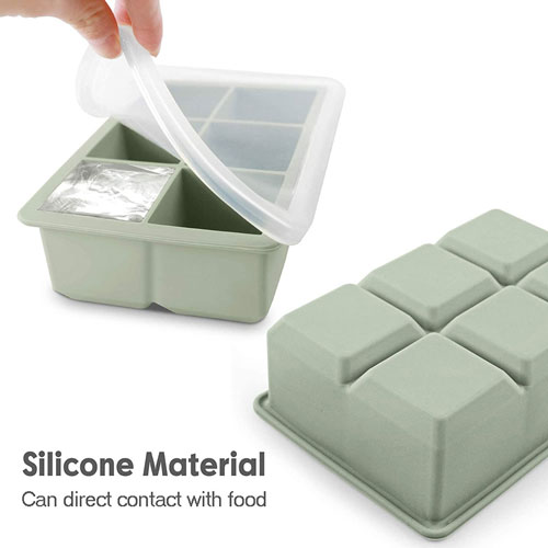 Silicone ice moulds