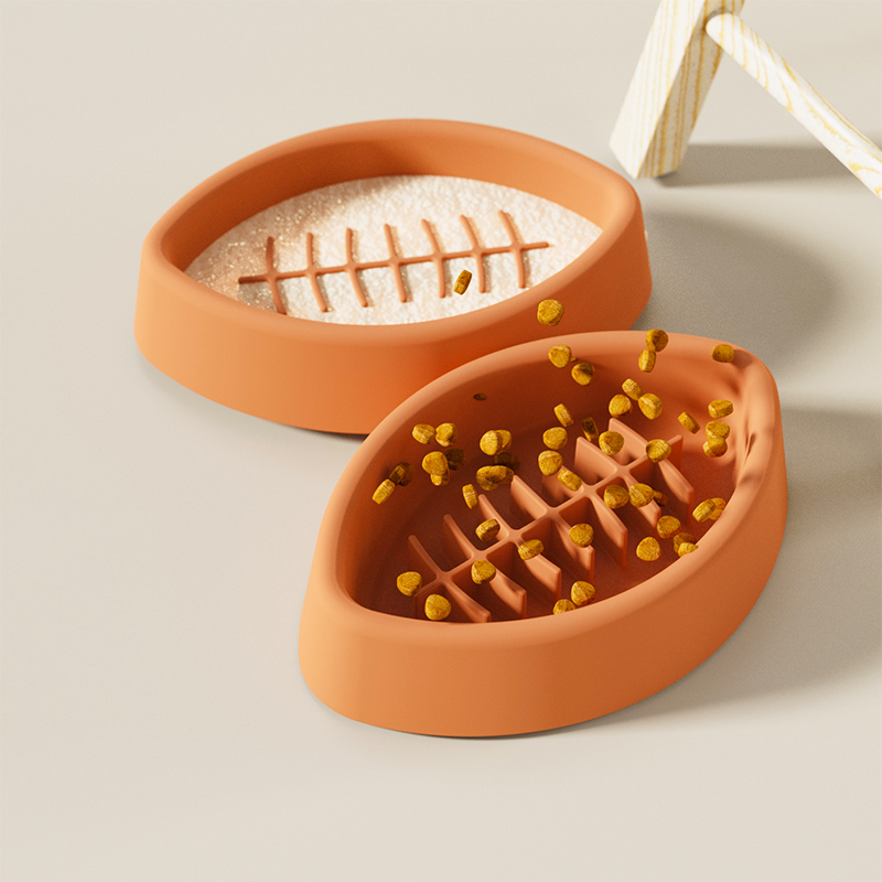 silicone slow feeder dog bowl