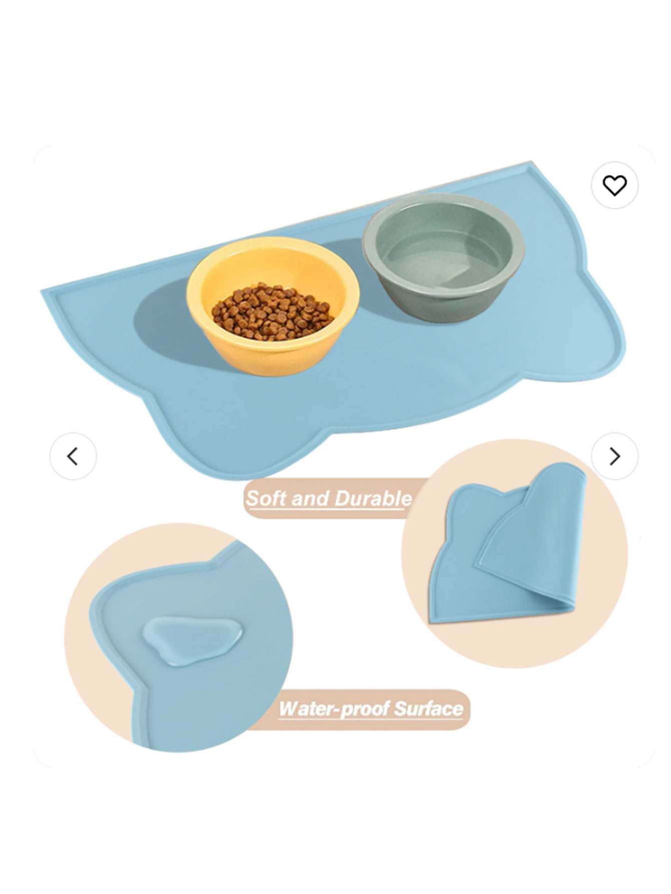 silicone pet placemat